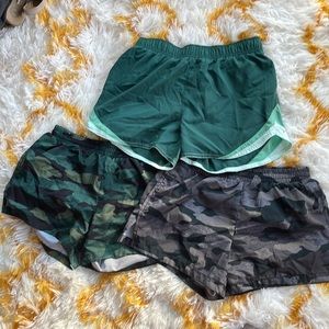 girls running shorts